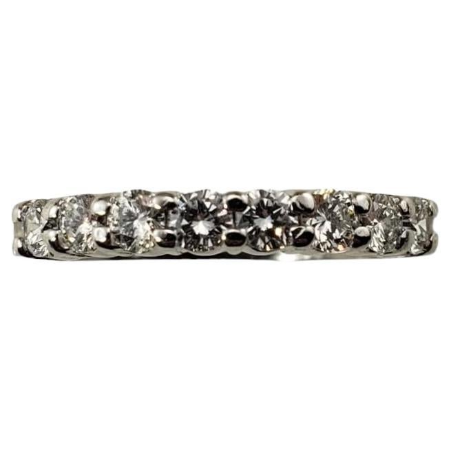 Platinum Diamond Wedding Band Ring Size 4.5 #15790