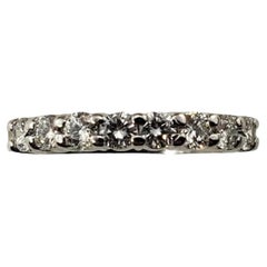 Alianza de Platino con Diamantes Tamaño 4,5 #15790