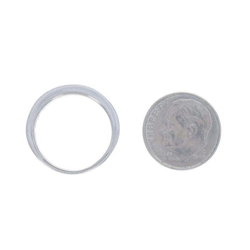 Alliance en platine avec diamant - Bague ronde brillante .50ctw Channel Set Ring en vente 1