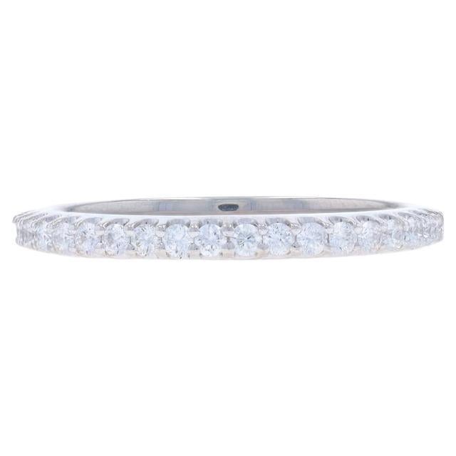 Platinum Diamond Wedding Band - Round Brilliant .50ctw Ring