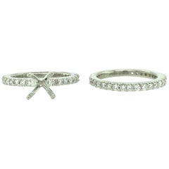 Platinum Diamond Wedding Set