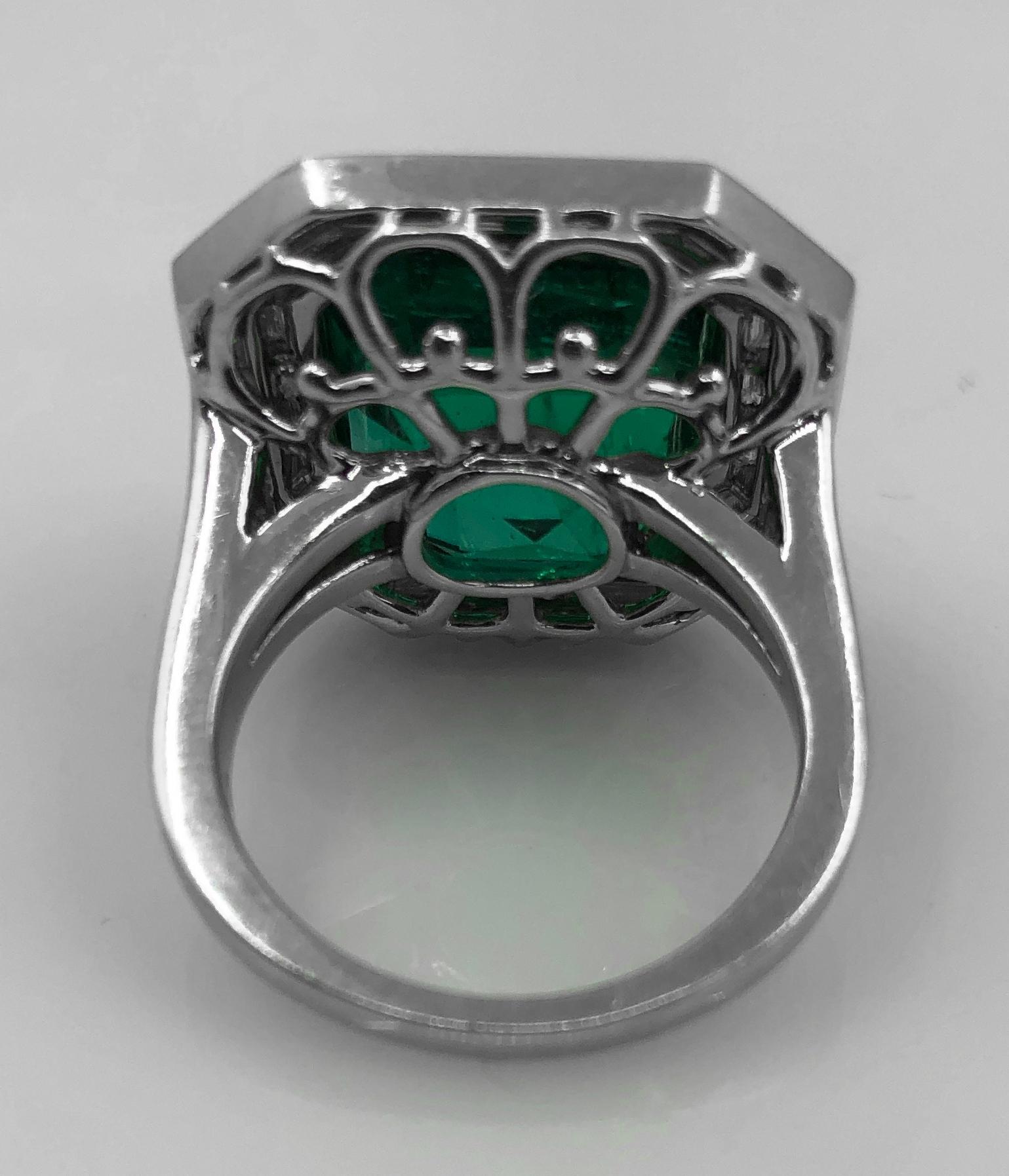 contemporary emerald rings