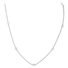 Platinum Diamonds by the Yard Necklace