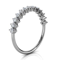 Platinum Efrat Delicate Organic Design Diamond Ring '2/5 Ct. Tw'
