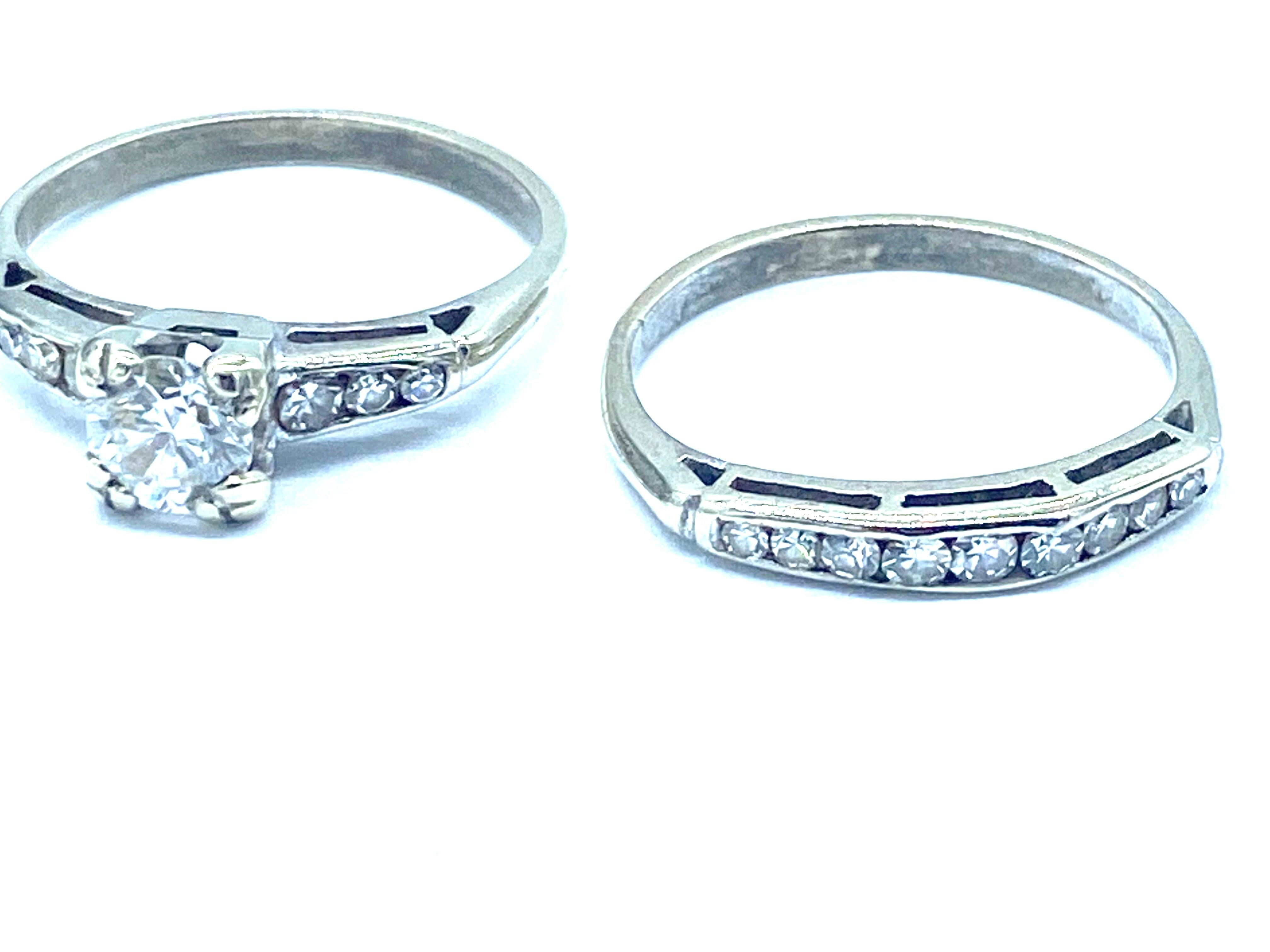 1970s wedding ring sets