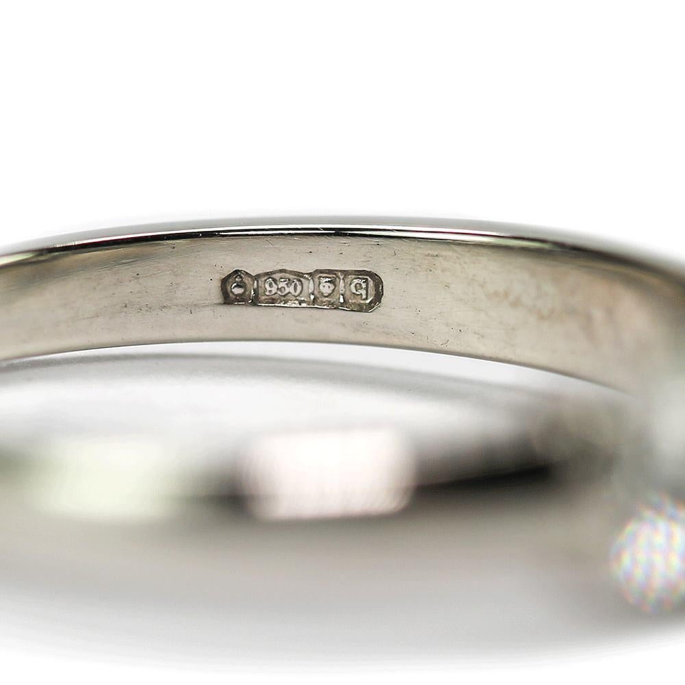 Round Cut Platinum Est. 1.25 Carat Diamond 3-Stone Trinity Engagement Ring