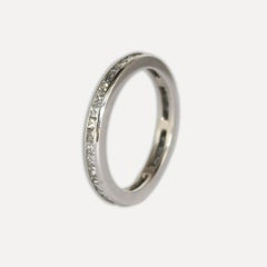 Platinum Eternity Band Diamond Ring 1.00ct
