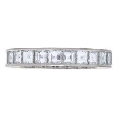 Bracelet d'éternité en platine avec environ 3,12 carats de diamants