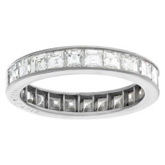 Platin Ewigkeitsring aus Platin mit Diamanten
