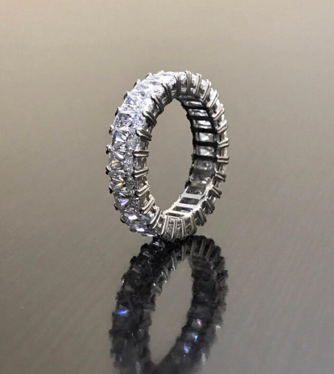 radiant cut pave band