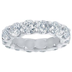 Used Platinum Eternity Ring 5.50 Carat