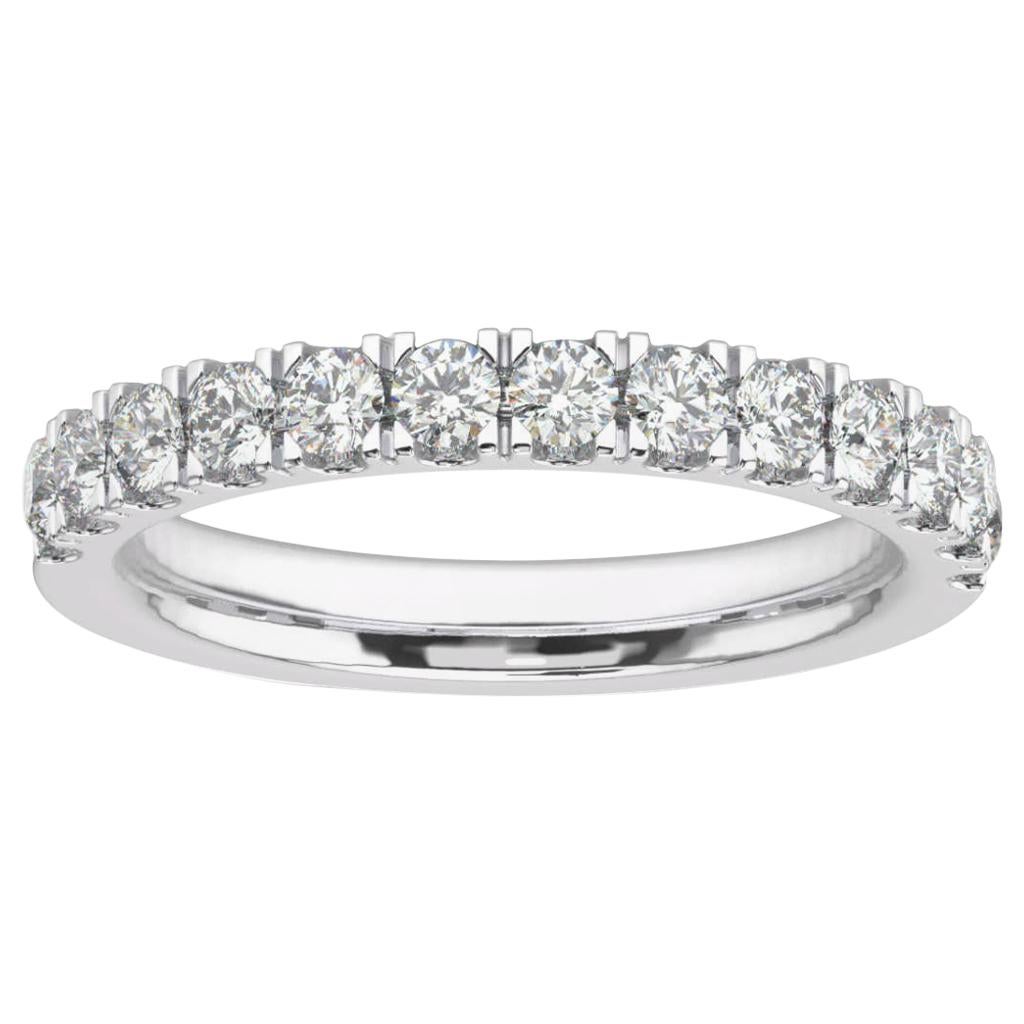 Platinum Ethel Micro-Prong Diamond Ring '3/4 Ct. Tw' For Sale
