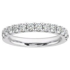 Platinum Ethel Micro-Prong Diamond Ring '3/4 Ct. Tw'