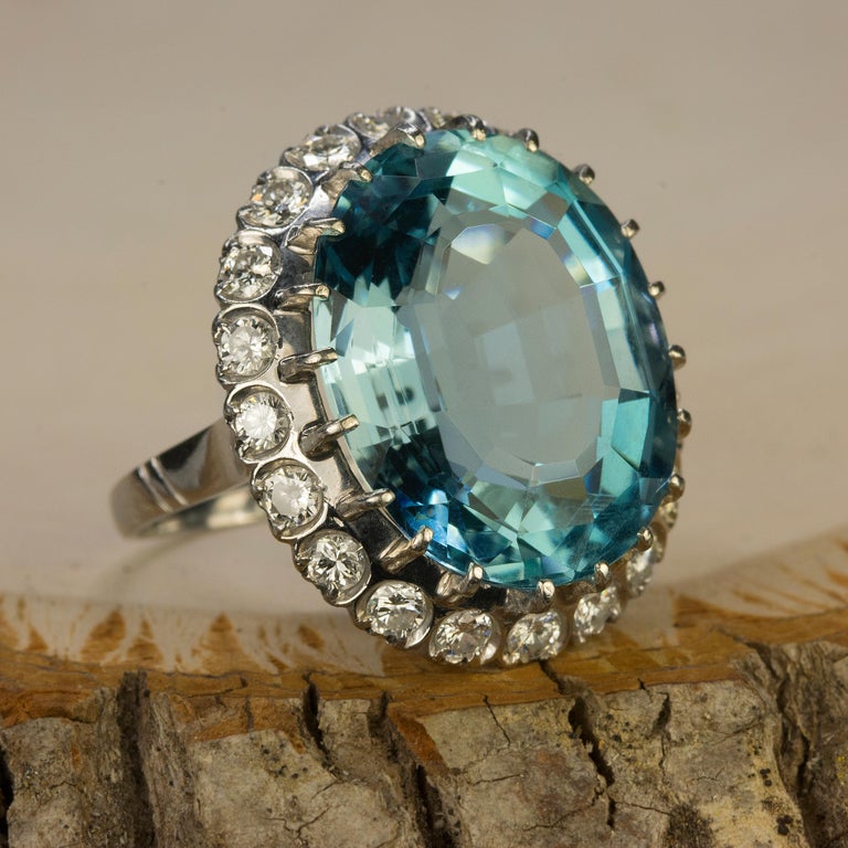 Platinum Fine Aquamarine Ring For Sale at 1stDibs fine aquamarine rings