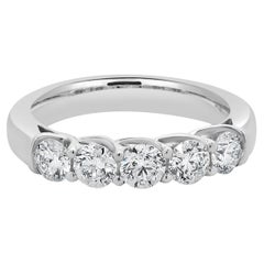 Platinum Five Diamond Band