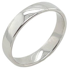 Anneau de mariage platine 4mm