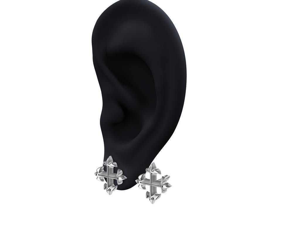 fleur de lis earrings studs