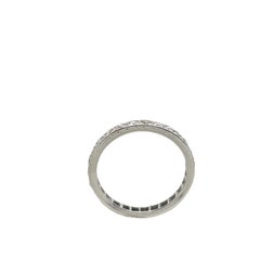 Platinum Full Eternity Diamond Ring, Set With 0.50ct Natural Diamonds