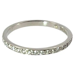 Platinum Full Eternity Diamond Ring, Set With 0.50ct Natural Diamonds