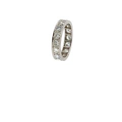Ewiger Diamantring aus Platin, besetzt mit 1.60ct natürlichen Diamanten