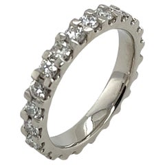 Platinum Full Eternity Ring/Wedding Ring Set With 1.30ct Diamonds