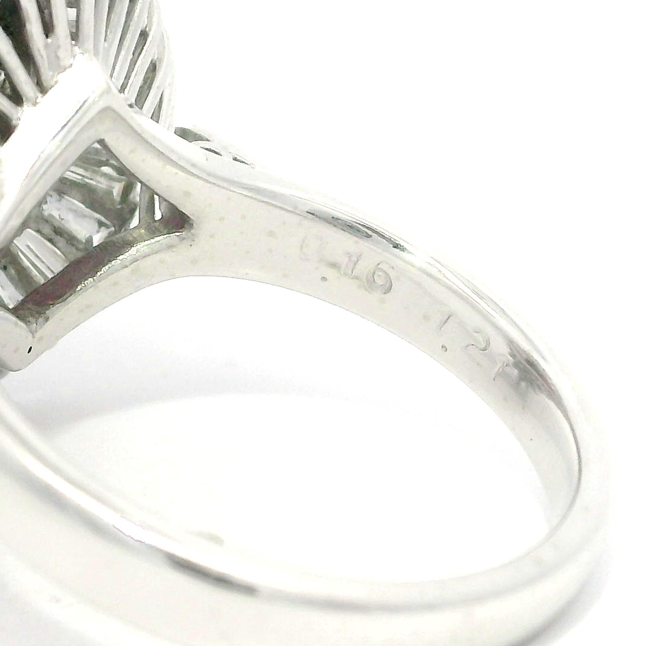 Platinum GIA 2.55ctw Pear Ruby & Diamond Double Halo Ballerina Cocktail Ring For Sale 4