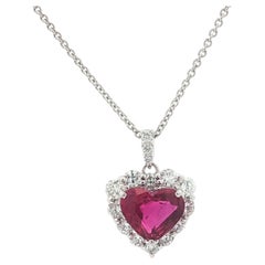 Collier en platine GIA 2.61ctw Vivid Diamonds avec pendentif halo en diamant