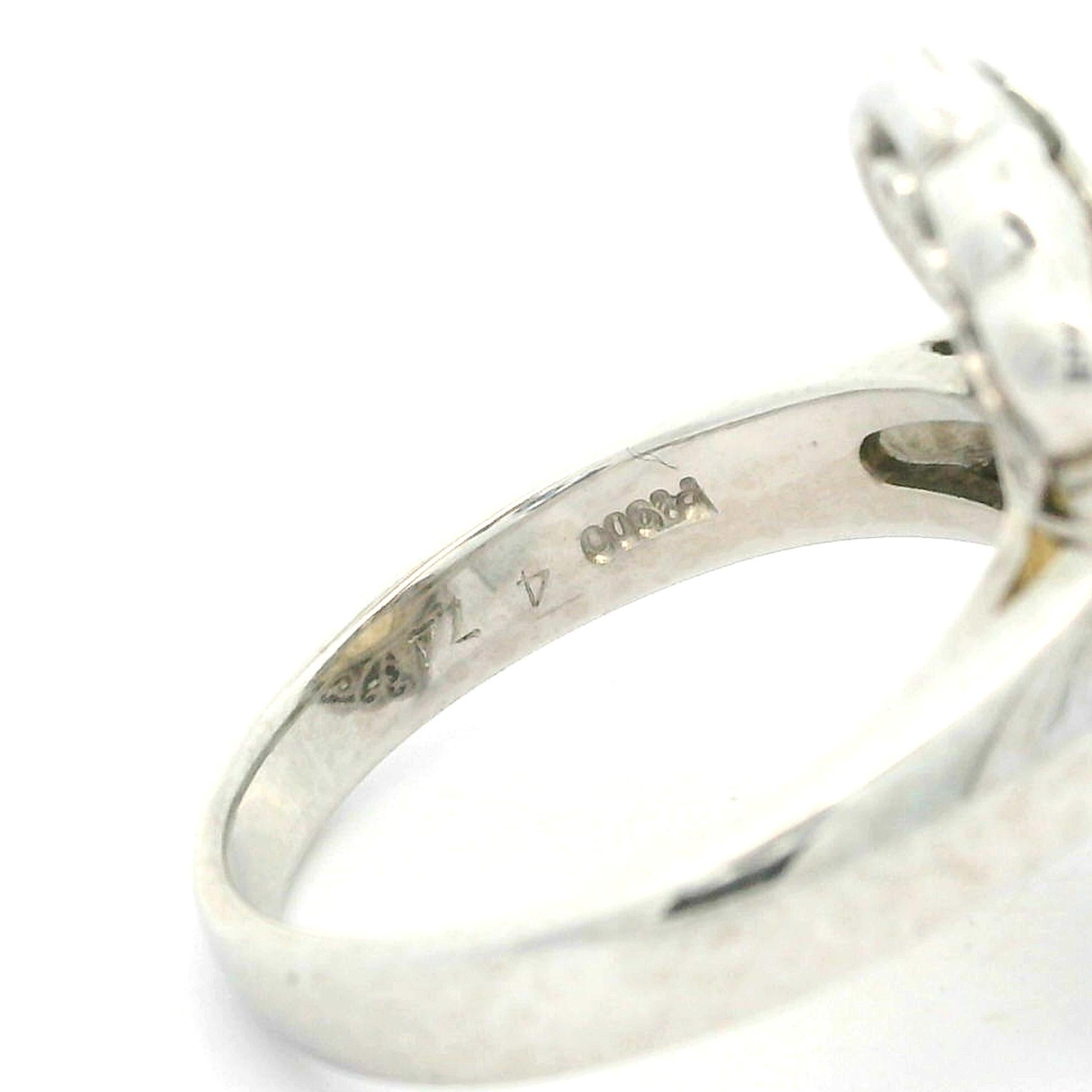 Platinum GIA 5.51ctw Oval Orangy Yellow Imperial Topaz & Diamond Ring For Sale 3
