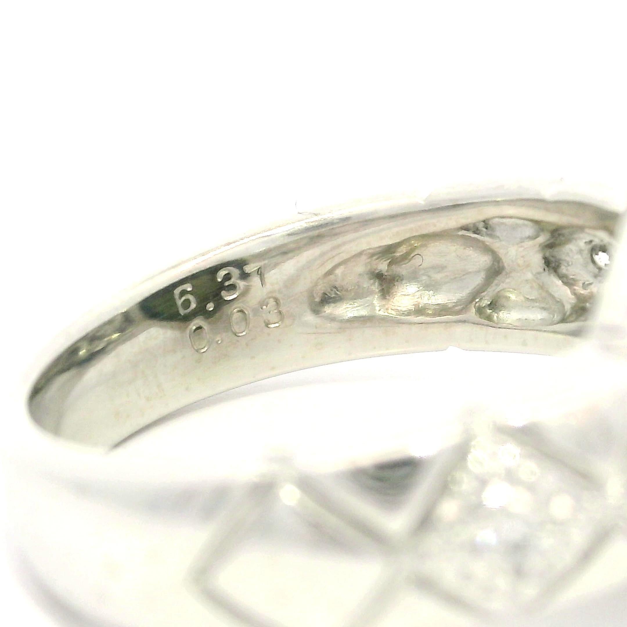 Bague en platine GIA 6.4ct Bezel Set Round Cat's Eye Green Tourmaline Diamond Sides Excellent état - En vente à Montclair, NJ
