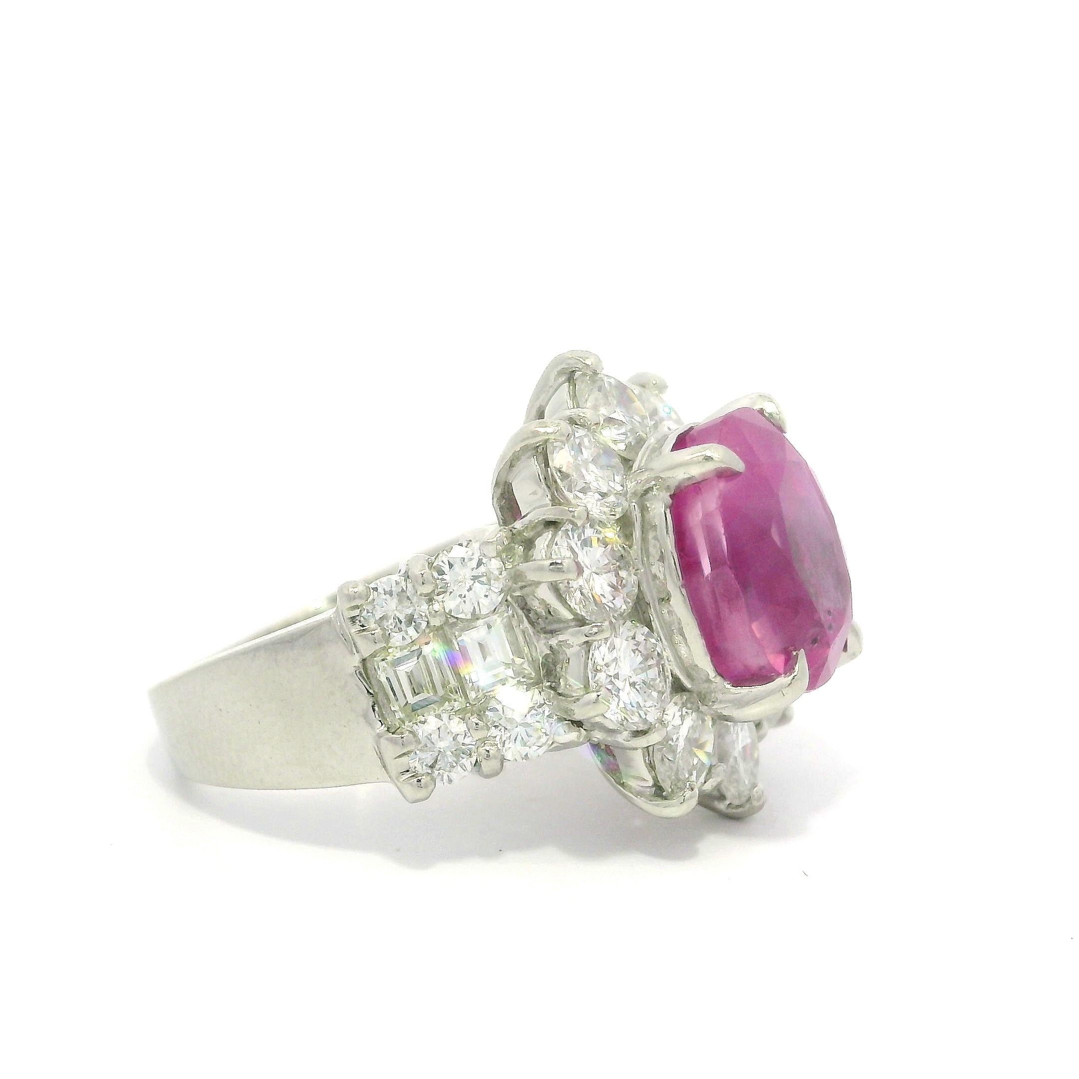 --Pietre: --
(1) Zaffiro naturale autentico - Taglio ovale - Incastonato - Colore rosa vivo - Senza calore - Seta naturale - Ottimo colore - 100% naturale - 6,27ct (esatto)
** Vedere i dettagli della certificazione qui sotto per informazioni