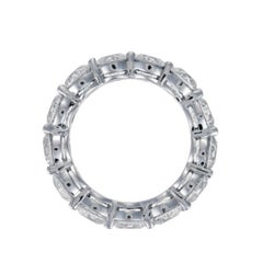 Platinum GIA Certified 13.14 Carat Diamond Eternity Band, 'D-F VVS-VS'