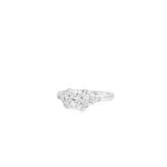 Platinum GIA Certified 1.54ct Radiant Diamond Engagement Ring