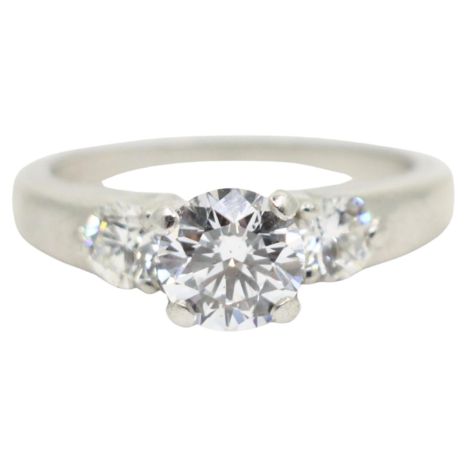 Platinum GIA Certified Diamond Ring
