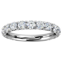 Platinum GIA French Pave Diamond Ring '1 Ct. tw'