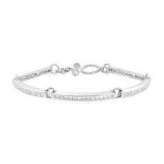 Bracciale Gioia in platino con diamanti a forma di principessa '3.5 Ct. tw'