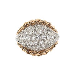 Platinum Gold Diamond Ring