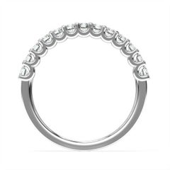 Platinum Gold Pavia "U" Diamond Ring '1/2 Ct. Tw'