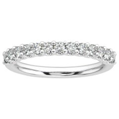 Platinum Gold Pavia "U" Diamond Ring '1/2 Ct. Tw'