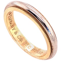 Platinum Gold Tiffany & Co. Band or Wedding Ring