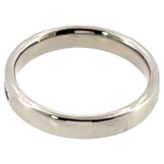 Platinum Half Eternity Diamond Ring, Set With 0.50ct Natural Diamonds