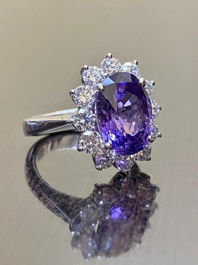 purple sapphire engagement rings