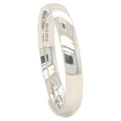 Platinum Handcrafted Wedding band  in London, Our Classic Court Profile