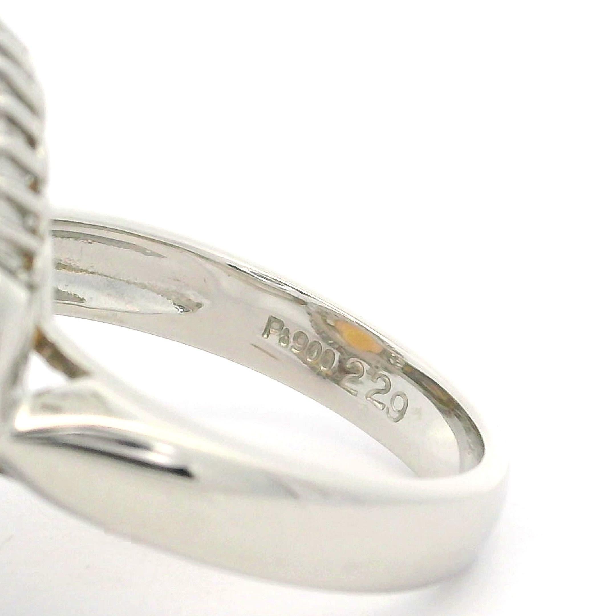 Platinum High Quality 3.13ctw Opal Diamond Floral Ballerina Design Cocktail Ring In Excellent Condition For Sale In Montclair, NJ