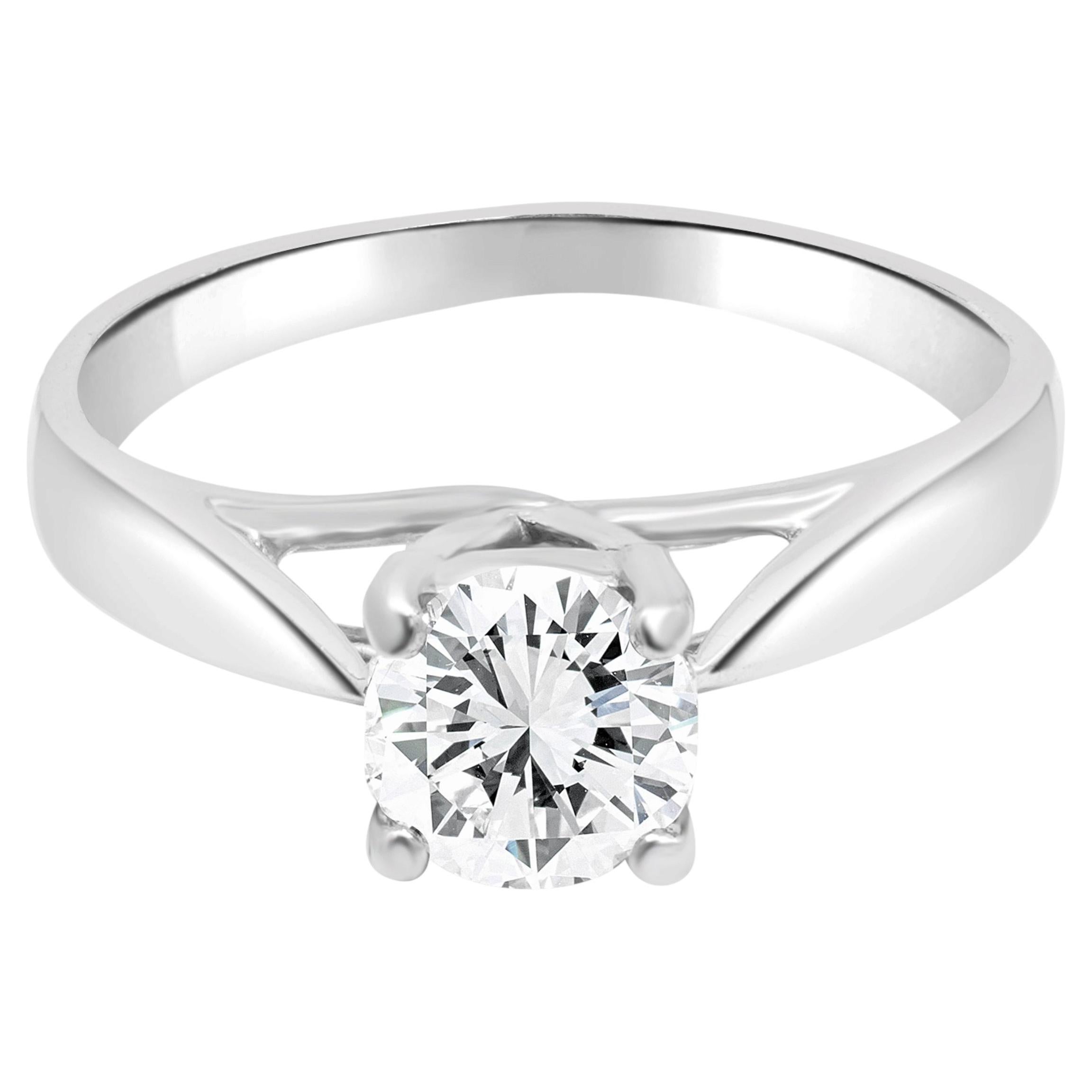 Platin IGI zertifiziert Octillion Cut Diamant Solitär Verlobungsring