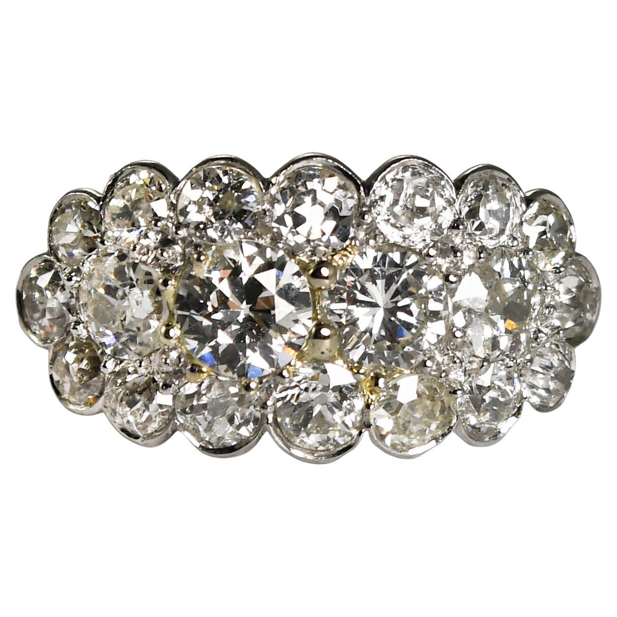 Anillo Diamante Vintage Platino e Iridio 1,35ct