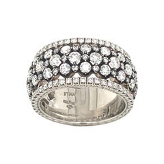 Platinum Jack Kelege Wide Diamond Band Ring 