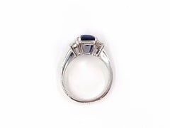 Platinum JB Star 3.22 Carat Sapphire and Diamond Ring