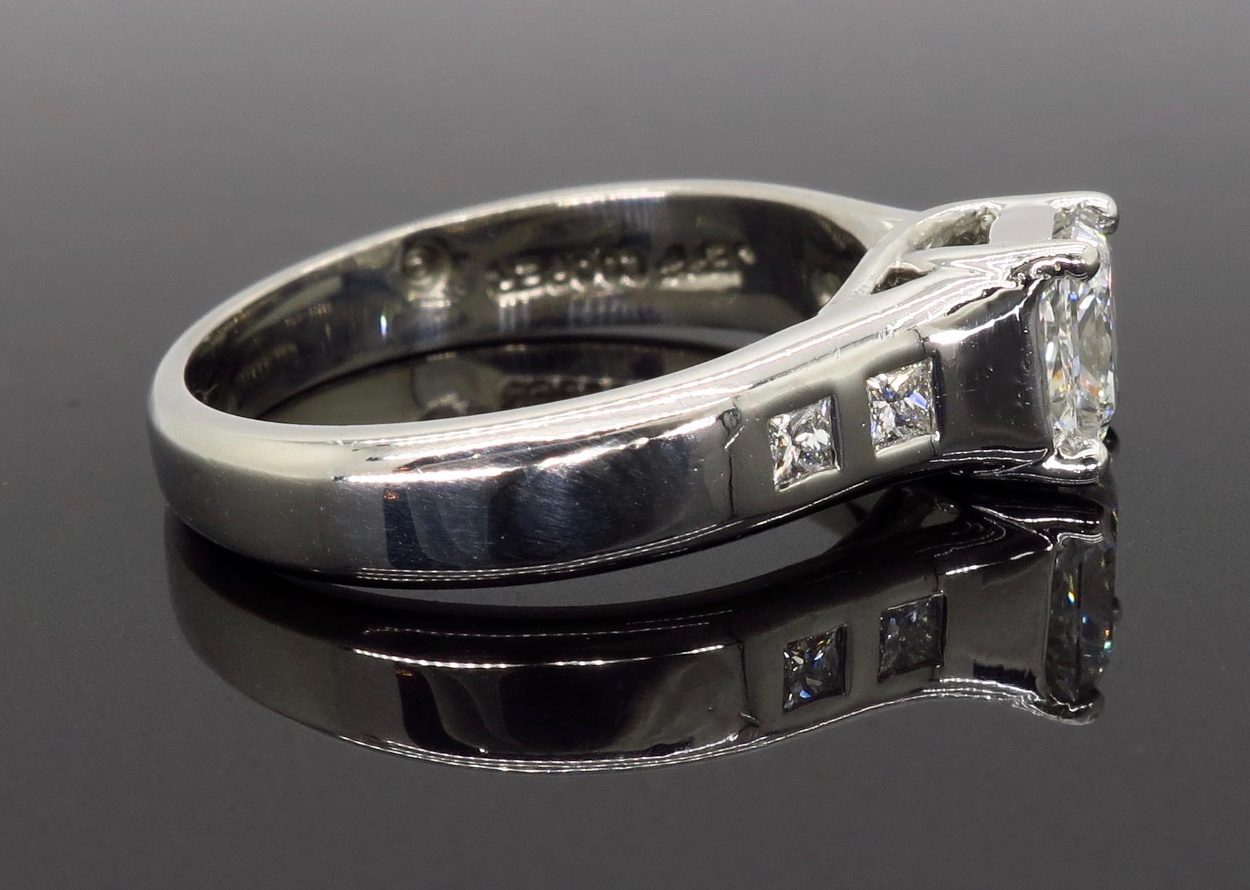 Platinum Jeff Cooper Diamond Engagement Ring  3