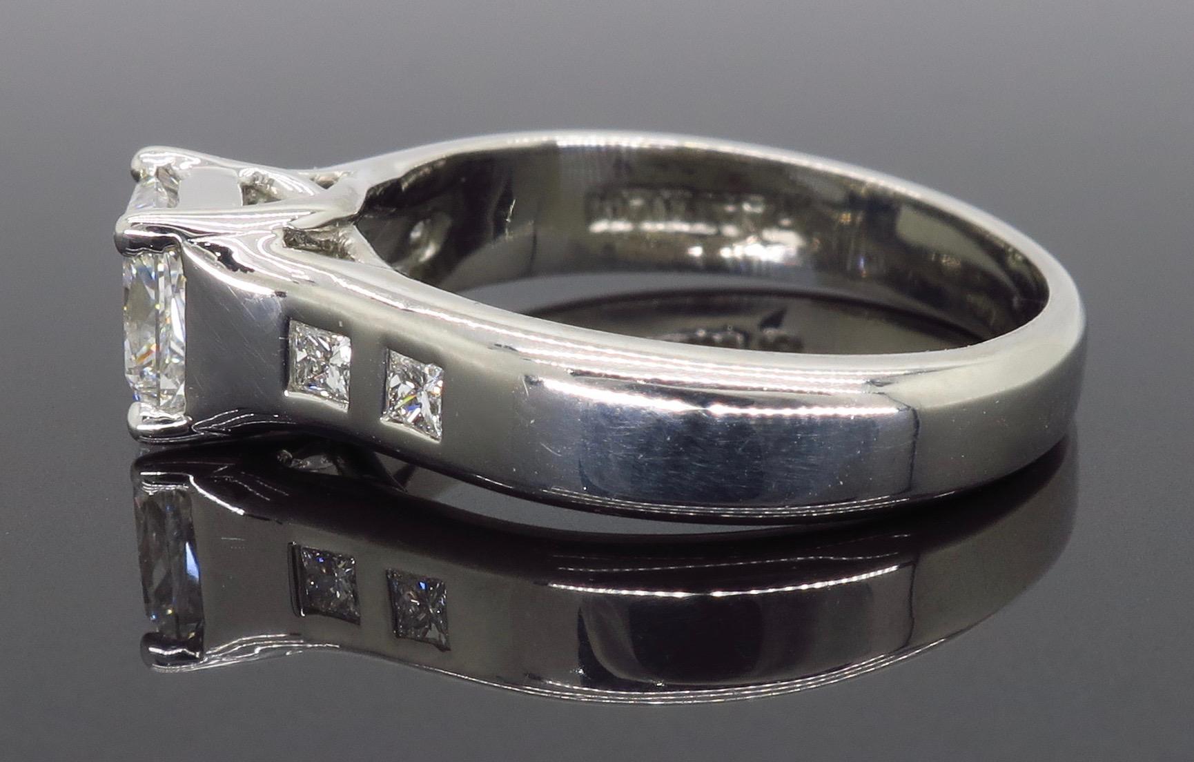 Platinum Jeff Cooper Diamond Engagement Ring  1