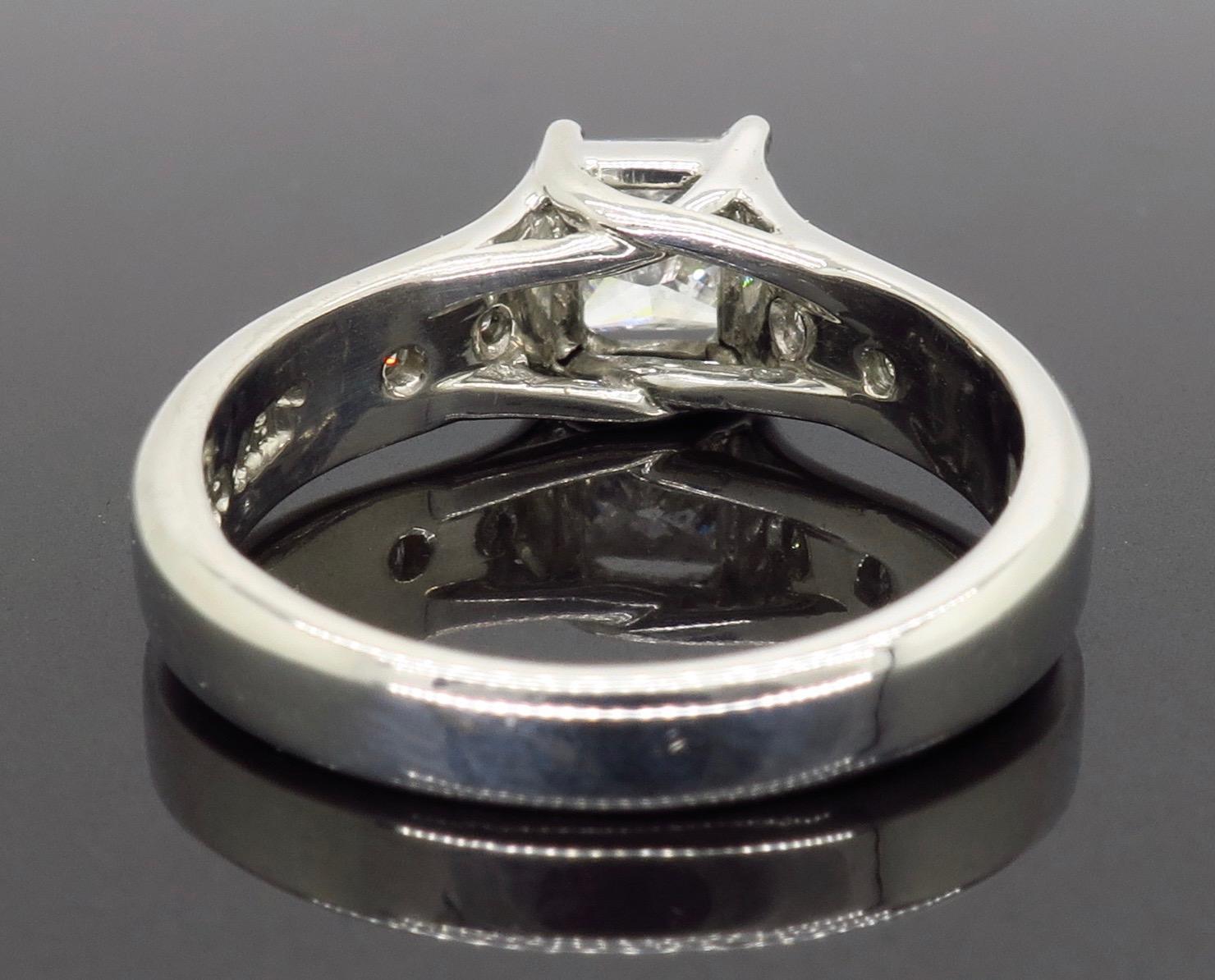 Platinum Jeff Cooper Diamond Engagement Ring  2